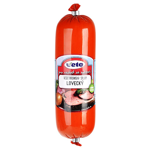 Vegetariánský salám lovecký VETO 220g 
